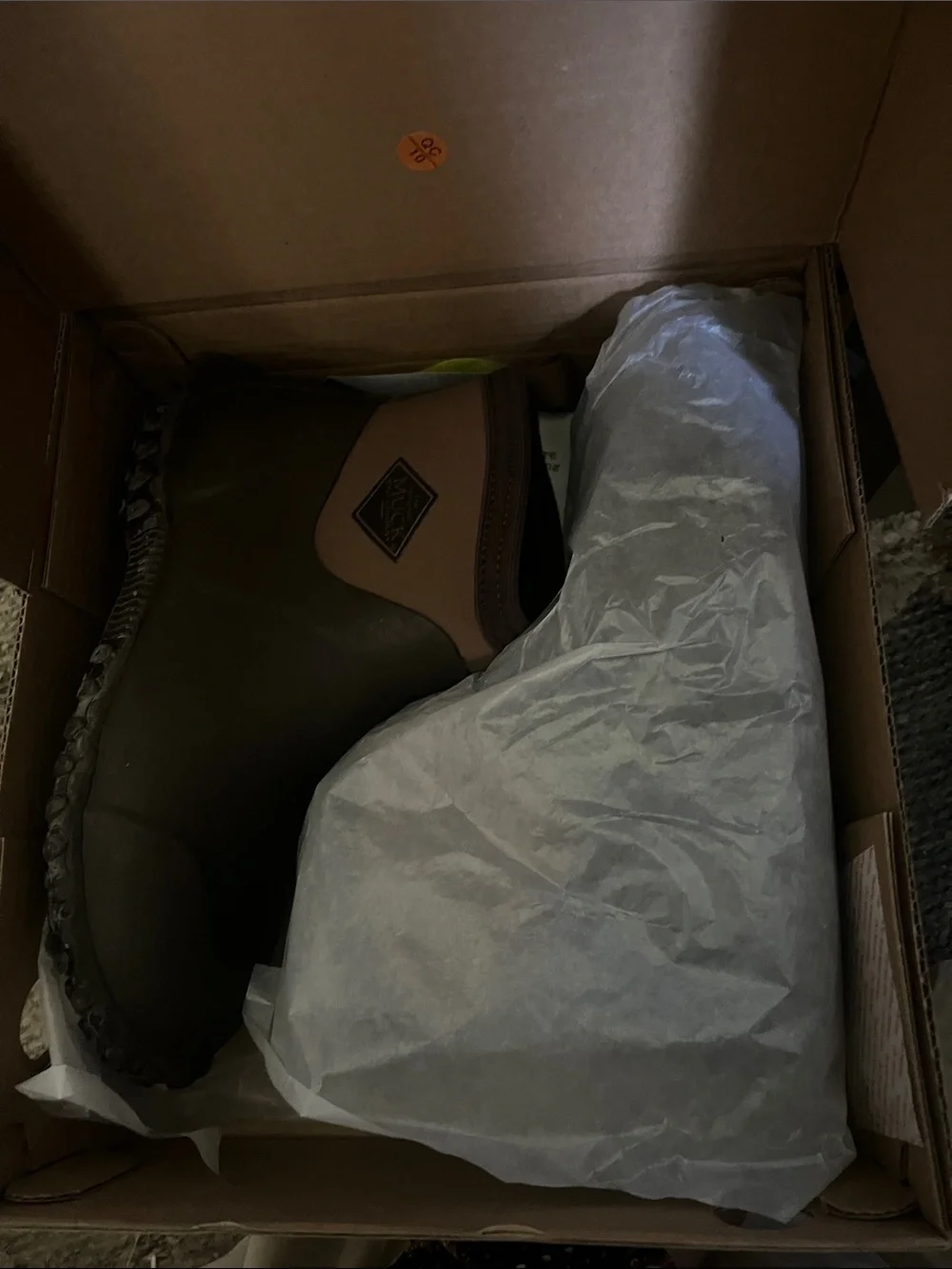 Muck Boot Company Men's Brown and Tan Waterproof Ankle Boot